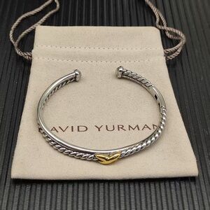Elegant Silver and Gold Bracelet by David Yurman